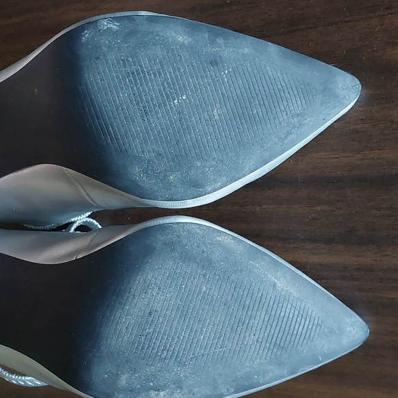 Silver pointy stilettos size 10 - Picture 7 of 8